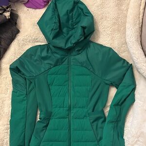 Lululemon Athletica green Hooded Jacket
